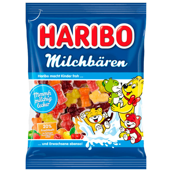 Haribo Milk Bears Gummies - 160g (Parallel Import)