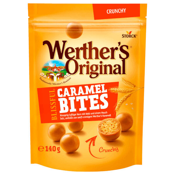 Werther'S Original Crunchy Caramel Bites 140G