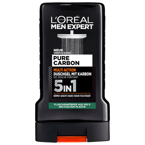 L'Oréal Paris Men Expert 5In1 Shampoo Shower Gel "Pure Carbon" 250ml