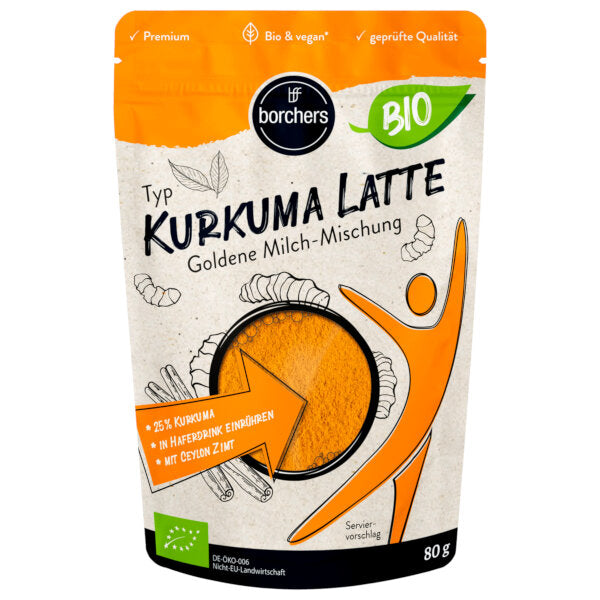 Organic Golden Milk Turmeric Latte Mix - 80g (Parallel Import)