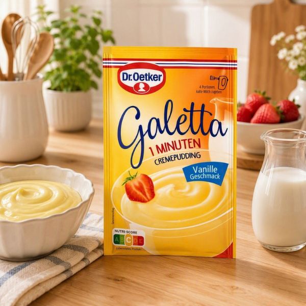 Galetta Vanilla Cream Pudding Mix - 80g (Parallel Import)