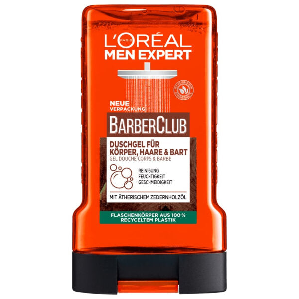 Barber Club Hair, Body, Beard 3in1 Shampoo Shower Gel - 250ml