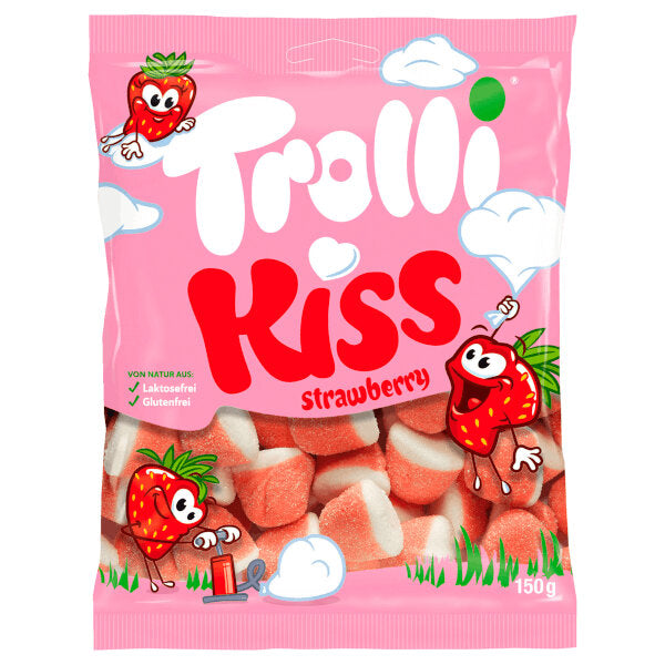 Trolli Strawberry Kiss Marshmallow Gummies 150G