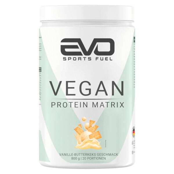 Vegan Protein Powder (Vanilla Butter Cookie) - 31g Protein per Portion - 800g (Parallel Import)