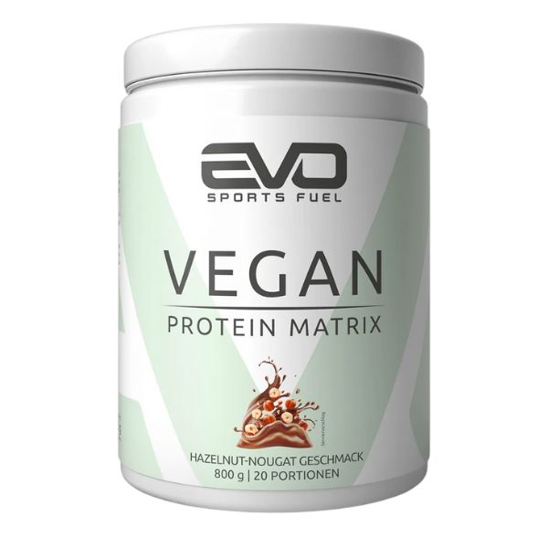 Vegan Protein Powder (Hazelnut Nougat) - 31g Protein per Portion - 800g (Parallel Import)