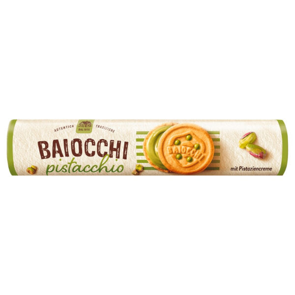 Baiocchi Pistachio Cream Sandwich Cookies 168G
