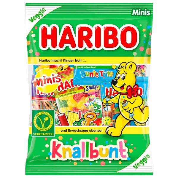 Colourful Vegetarian Fruit Gummies (Mini Individual Packs) - 230g