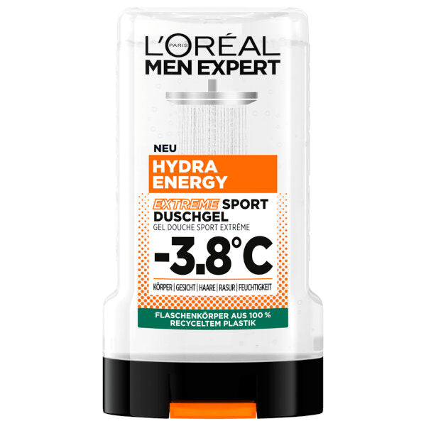 3in1 Hydra Energetic Extreme Cooling Sport Shower Gel - 250ml