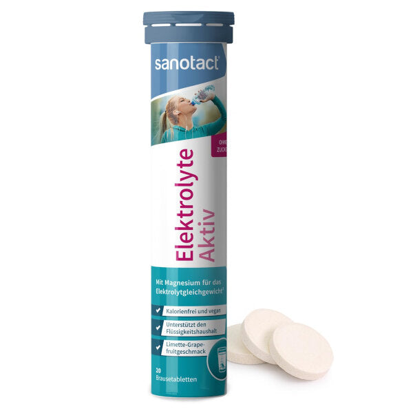 Sanotact Electrolyte Active Effervescent Tablets 20Pcs