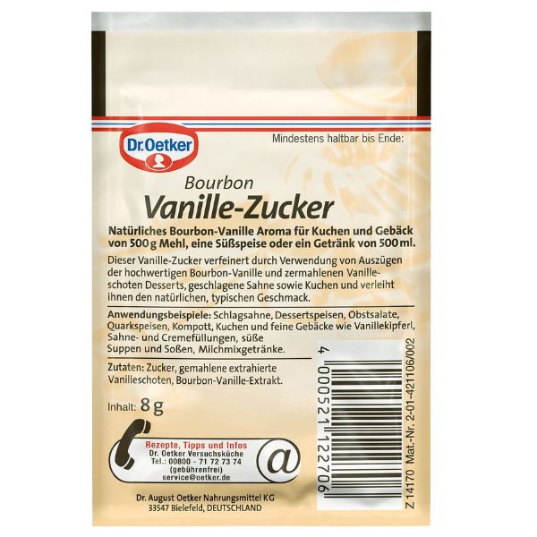 Bourbon Vanilla Sugar - 24g (Parallel Import)