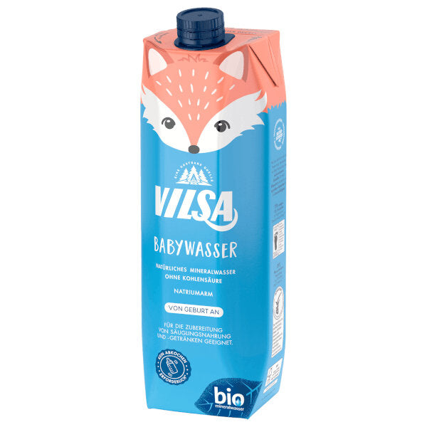 Organic Baby Water Tetra Pack - 1L (Random Colour) (Parallel Import)