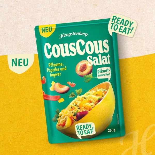 Couscous Salad with Plum, Bell Pepper &amp; Ginger - 250g (Parallel Import)