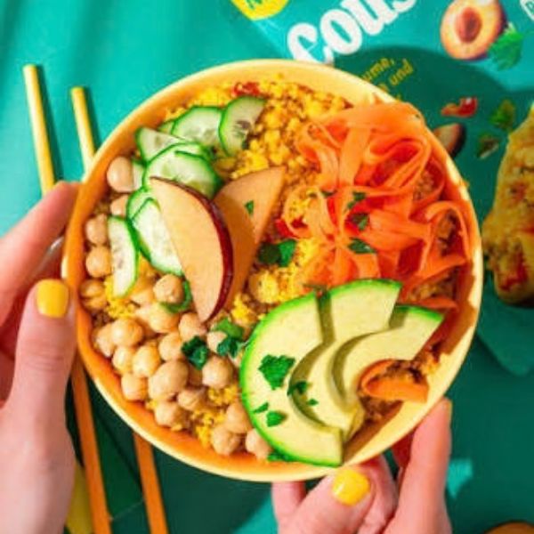 Couscous Salad with Plum, Bell Pepper &amp; Ginger - 250g (Parallel Import)