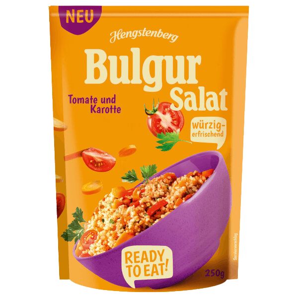 Hengstenberg Bulgur Salad With Tomato &amp; Carrot 250G
