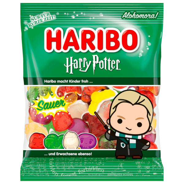 Harry Potter Draco Malfoy Sour Fruit Gummies - 160g (Best Before Date: 30/09/2026)