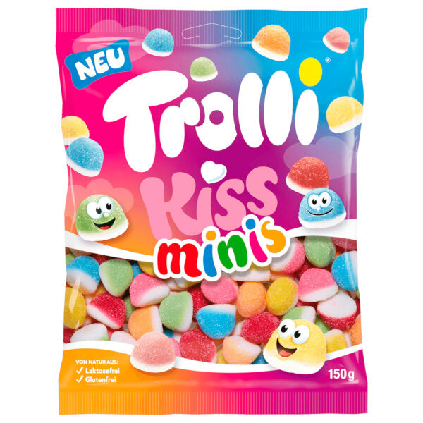 Kiss Mini Marshmallow Gummies - 150g (Parallel Import)