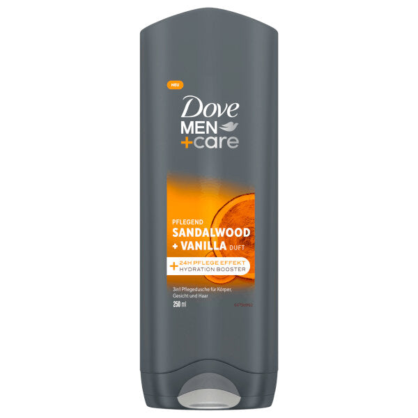 Men Care 3in1 Shower Gel (Sandalwood & Vanilla) - 250ml (Parallel Import)