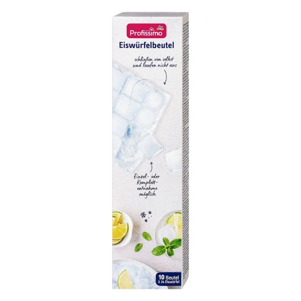 Dm Profissimo Self-Sealing Ice Cube Bags 10 Pieces