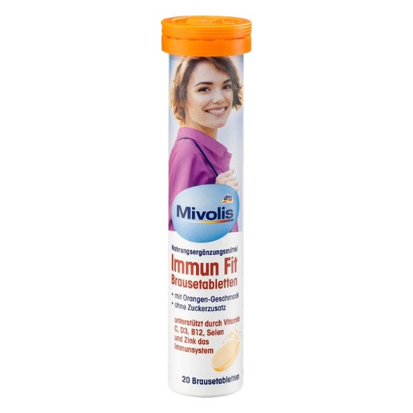 Immune Fit Effervescent Tablets (Orange Flavour) - 20 Pieces
