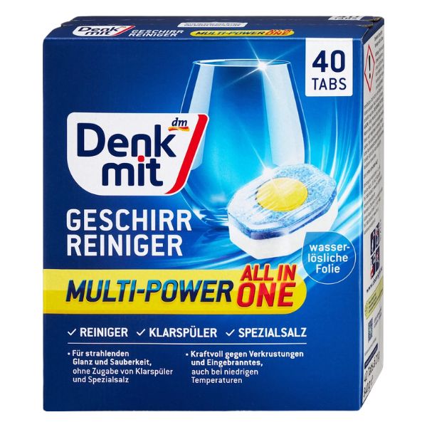 Denkmit Multi-Power Dishwasher Tabs 40 Tablets