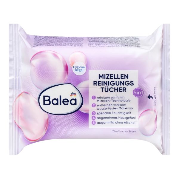 Micellar Cleansing Makeup Remover Wipes - 25 sheets (Parallel Import)