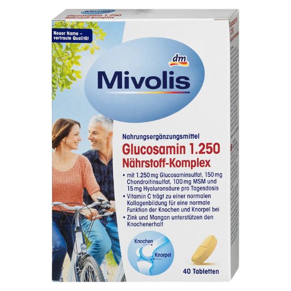 Mivolis Glucosamine 1250 Complex Formula 40 Pieces