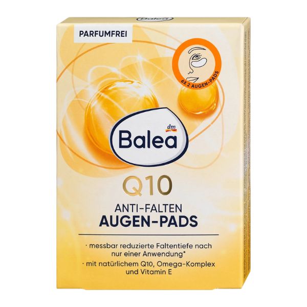 Balea Q10 Anti-Wrinkle Eye Pads 6 Pairs