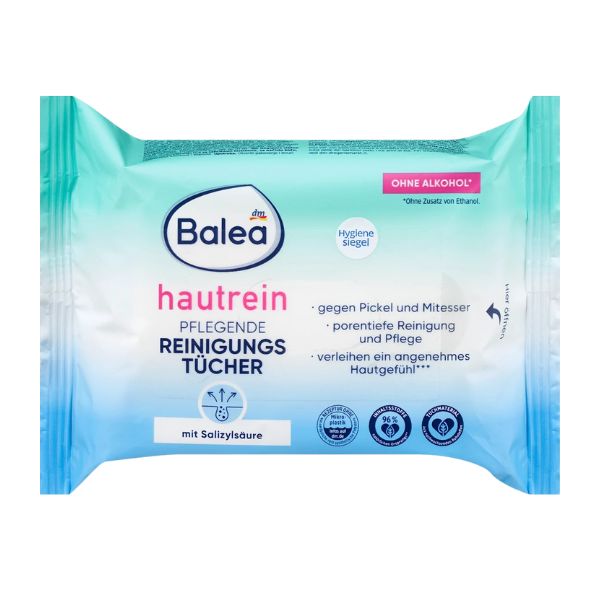 Balea Salicylic Acid Anti-Pimple Cleansing Wipes 25 Sheets