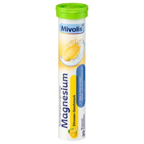 Mivolis Magnesium Effervescent Tablets 20 Tablets