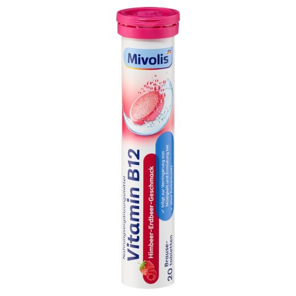 Mivolis Vitamin B12 Effervescent Tablets 20 Tablets