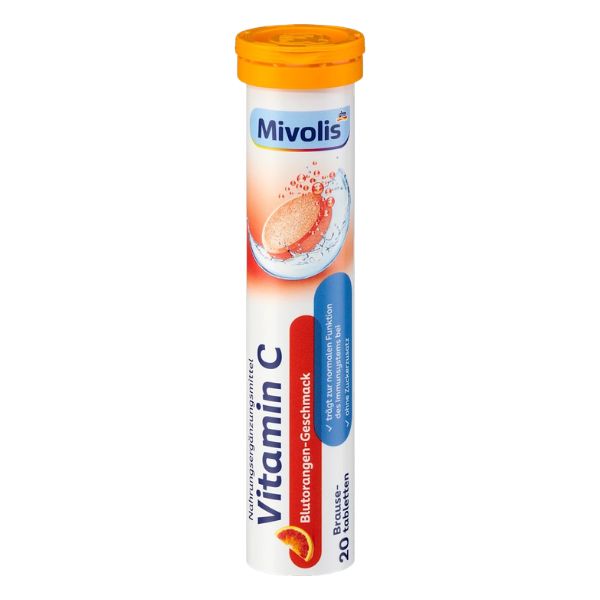 Vitamin C Effervescent Tablets - 20 Tablets (Parallel Import)