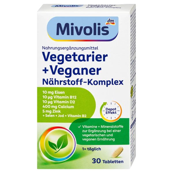 Vegan Vitamin + Minaral - 30 Tablets (Parallel Import)