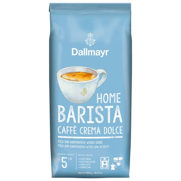 Home Barista Café Crema Dolce Coffee Beans - 1000g