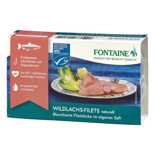 Fontaine Wild Salmon In Brine 125G