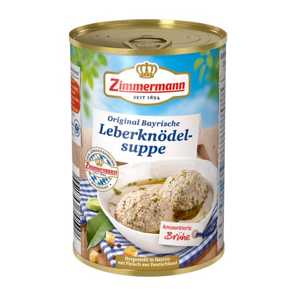German Liver Dumplings (Knoedel) Soup - 400ml
