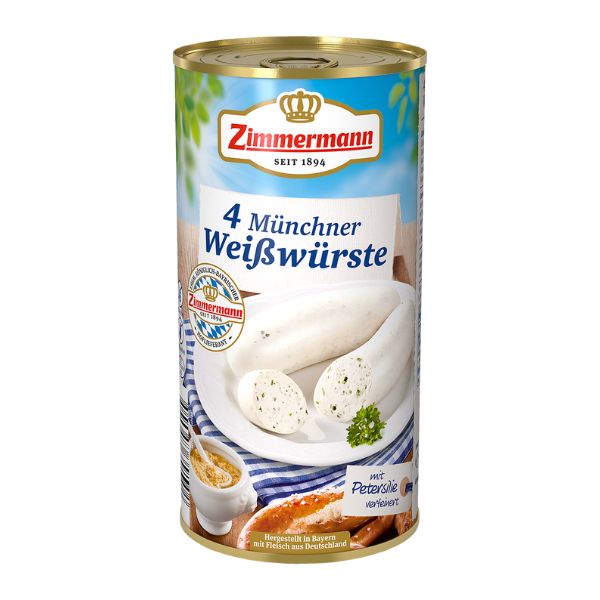 Munich White Sausage "Weisswurst" - 4 Pieces (Best Before Date: 30/06/2026)