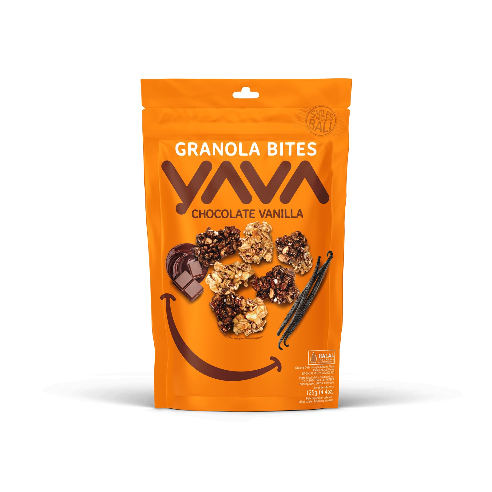 East Bali Cashews Granola Bites Chocolate Vanilla 125G