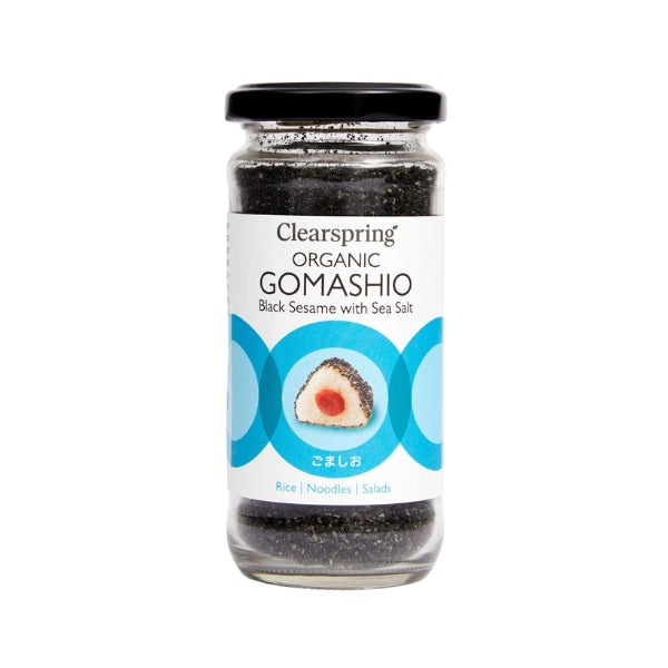 Organic Gomashio (Black Sesame with Sea Salt) - 100g (Best Before Date: 07/11/2025)