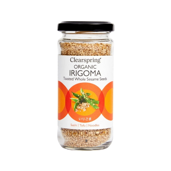 Organic Irigoma (Toasted Whole Sesame Seeds) - 100g (Best Before Date: 11/11/2025)
