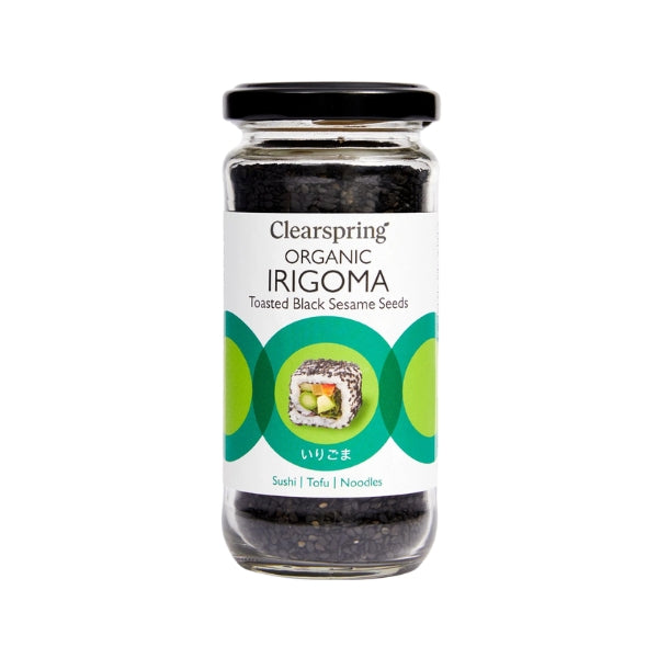 Clearspring Organic Irigoma (Toasted Black Sesame Seeds) 100G