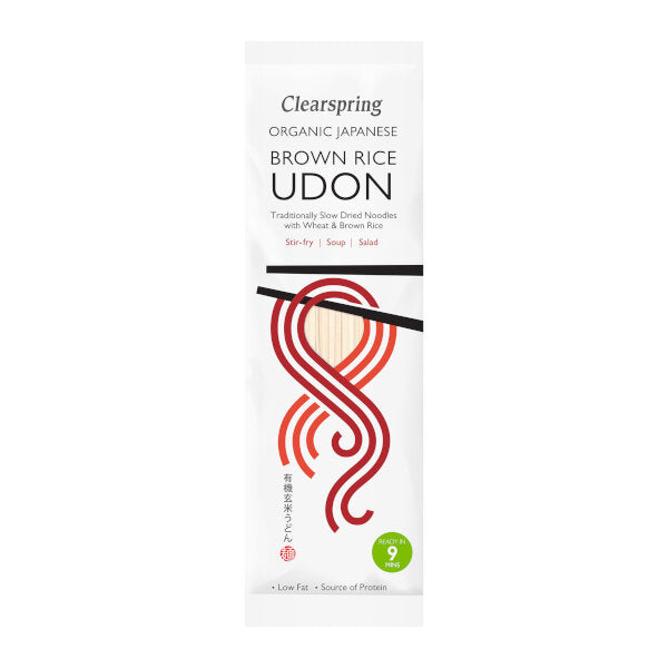 Clearspring Organic Japanese Brown Rice Udon Noodles 200G