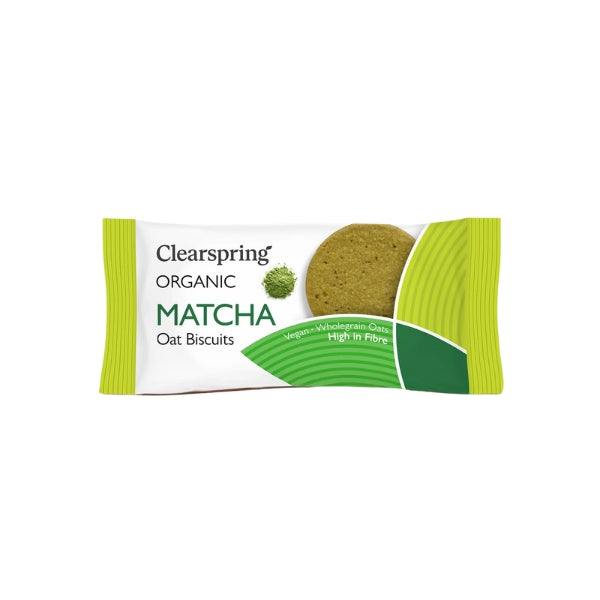Clearspring Organic Oat Biscuits (Matcha) 40G