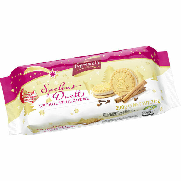 Christmas Special - Speku-Duett Sandwich Cookies with Speculoo Cream - 200g (Parallel Import) (Best Before Date: 23/05/2024)
