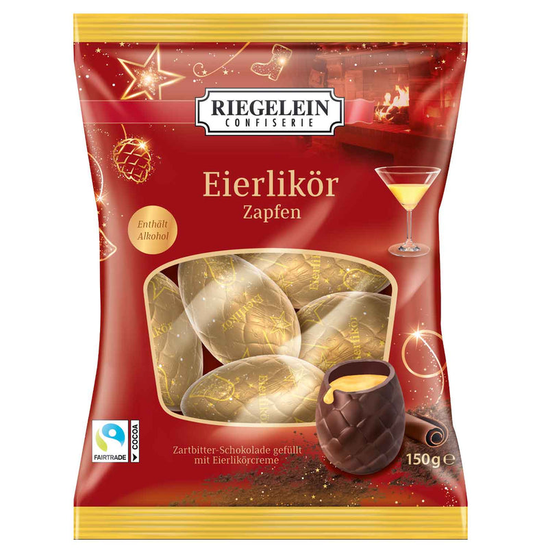 Christmas Special - Eggnog Filled with Dark Chocolate Pine Cones - 150g (Parallel Import)