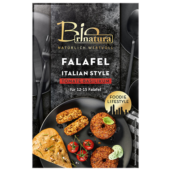 Organic Italian Style Tomato-Basil Falafel Powder Mix - 150g