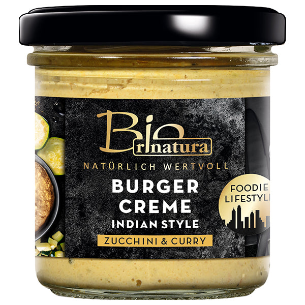 Organic Indian Style Burger Cream (Zucchini curry) - 125g