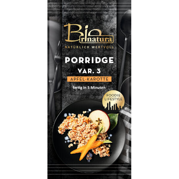 Organic Apple & Carrot Porridge - 60g
