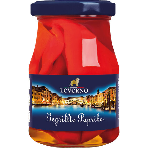 Leverno Grilled And Marinated Peppers 340G