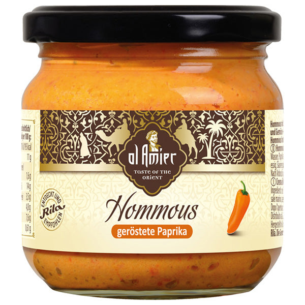 Hummus with roasted bell Peppers - 180g