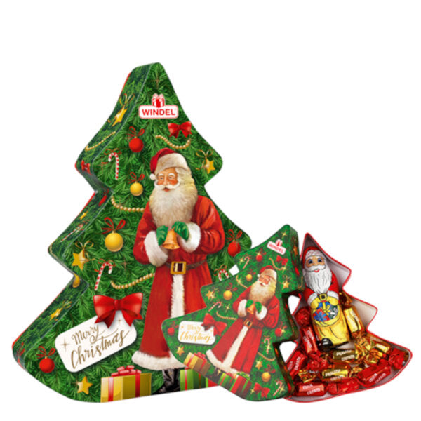Christmas Special - Santa Christmas Tree Tin Box - 126g (Parallel Import)